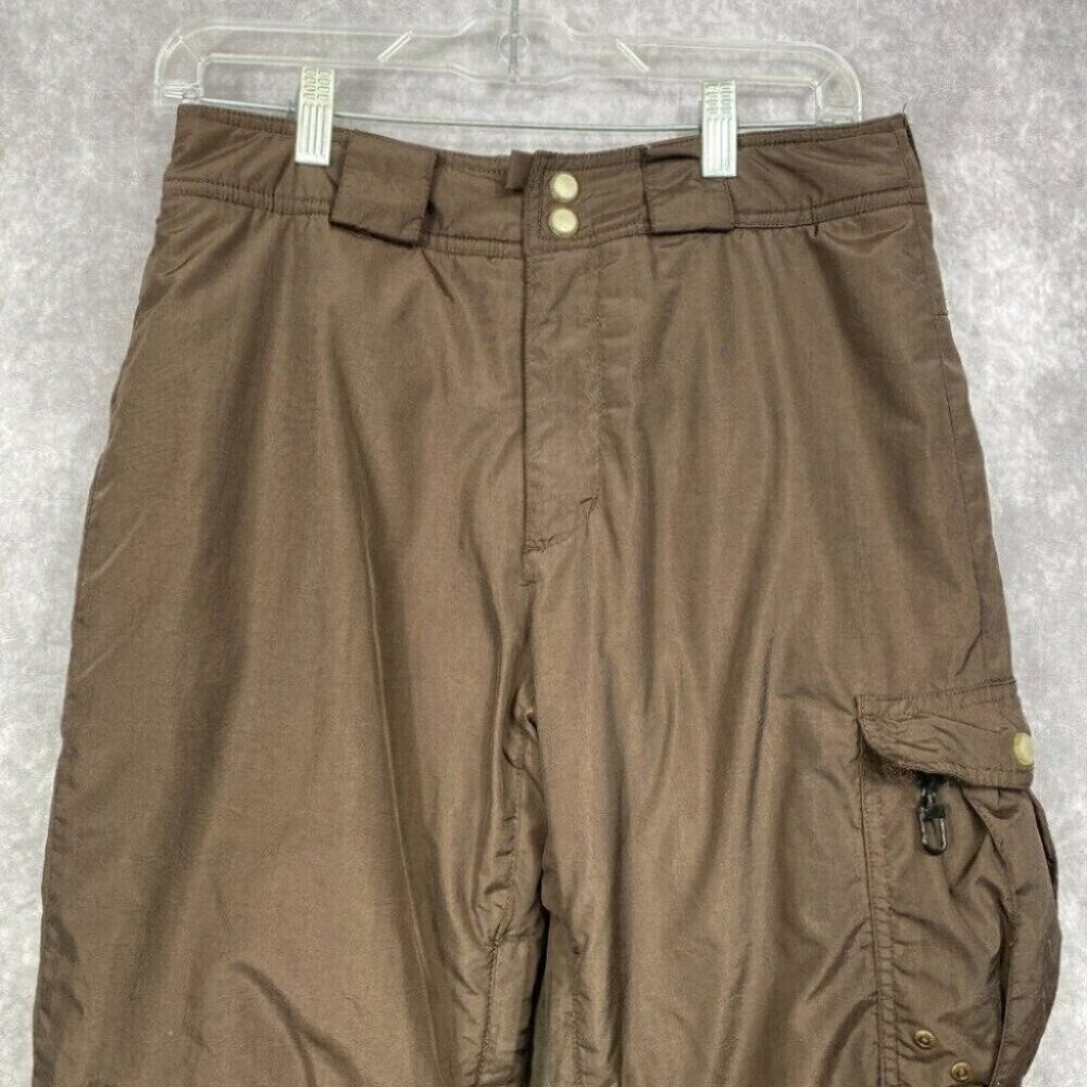 Gander Mountain Ski Pants Womens Small Brown Pockets Lined Outdoors Snowboarding - Picture 3 of 14